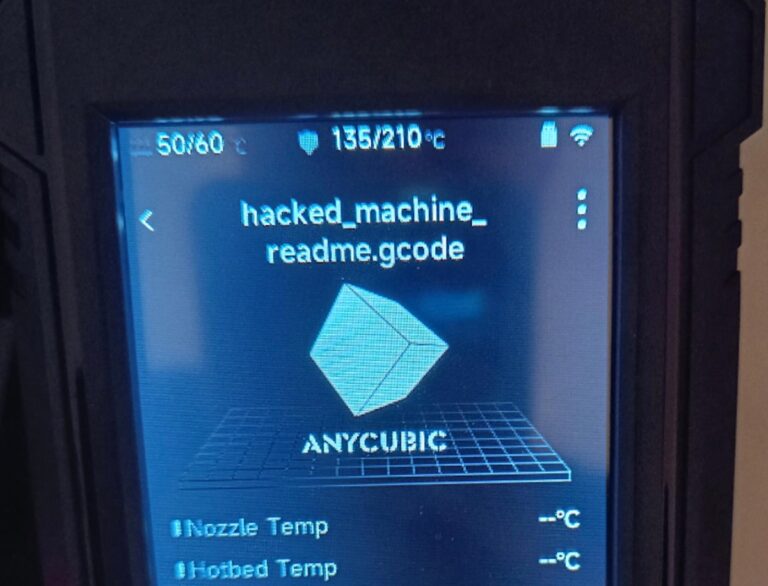 Anycubic users say their 3D printers were hacked to warn of a security flaw