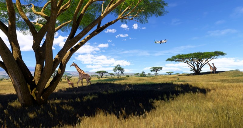 Microsoft Flight Simulator 2024 simulates the African savannah because it can.