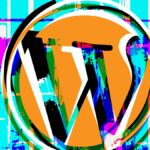 A stylized WordPress logo.