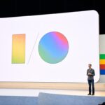 Google I/O stage presentation